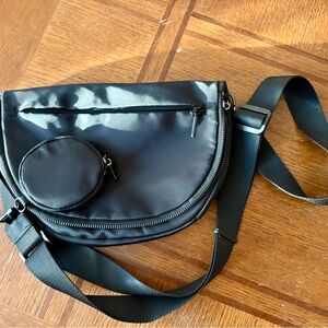 Iris & Rainbow Crossbody Bag with Pouch